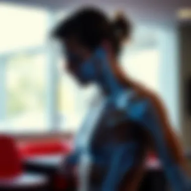 Visual representation of physiological effects during fasting exercise