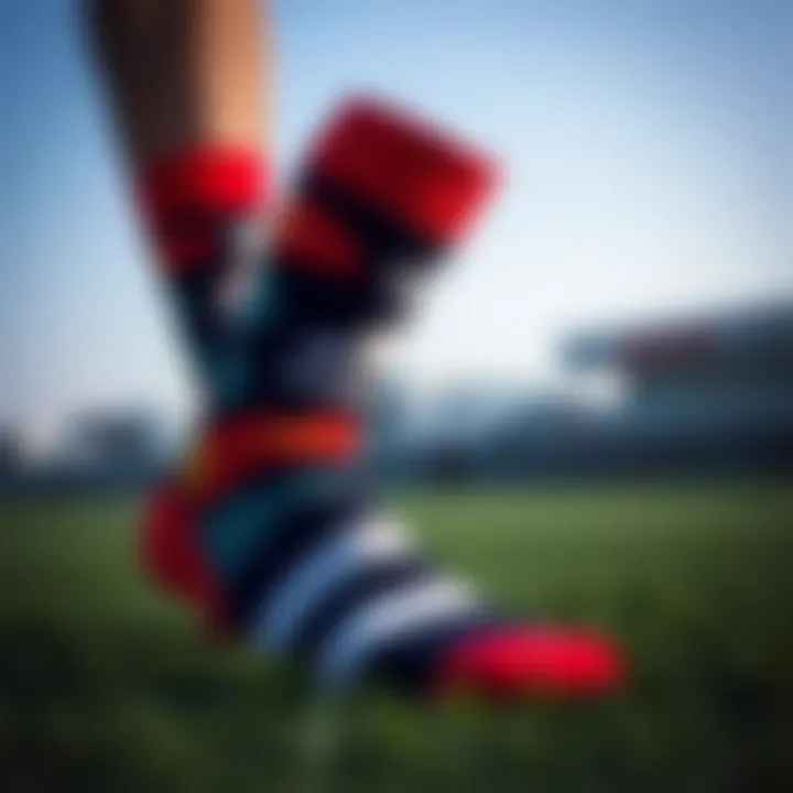 Stylish Adidas socks showcasing vibrant designs