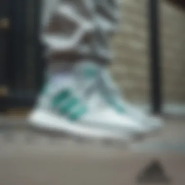 Outfit Combinations with Adidas Grey-Green Sports Shoes Combination outfit showcasing Adidas shoes