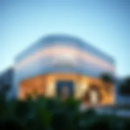 Adidas store exterior showcasing modern architecture