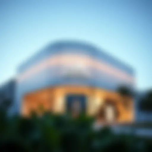 Adidas store exterior showcasing modern architecture