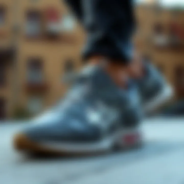 Healthy lifestyle representation with Asics products