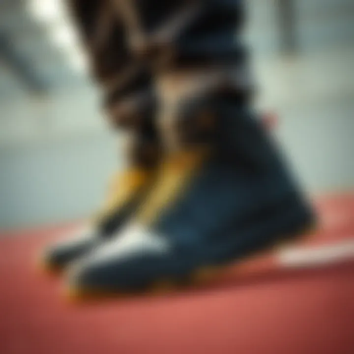 Fashion influence of Batman-themed footwear on contemporary sport style.