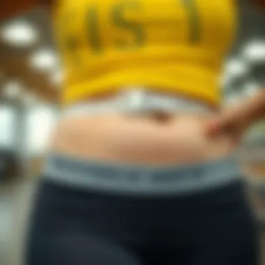 Chart showing health risks associated with excess fat in the waist.