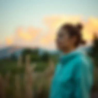 A serene environment encouraging mindfulness and lifestyle changes.