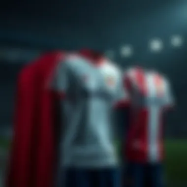 Historical representation of the evolution of Beliktaş jerseys