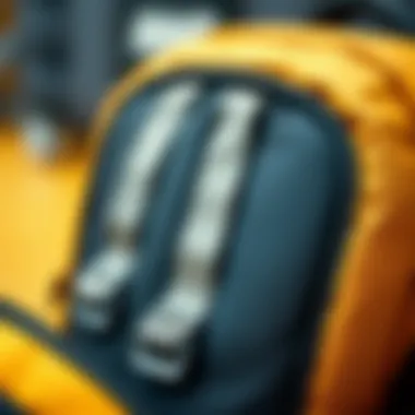 Durable Materials in Cabin Backpacks Close-up of durable materials used in cabin backpacks