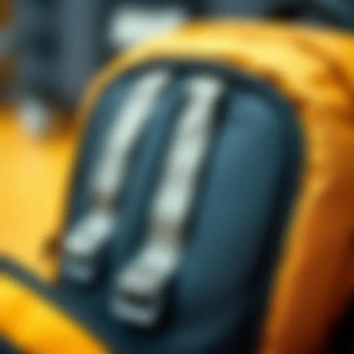 Durable Materials in Cabin Backpacks Close-up of durable materials used in cabin backpacks