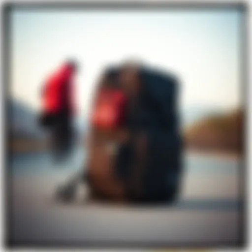 Stylish cabin backpack showcasing modern design