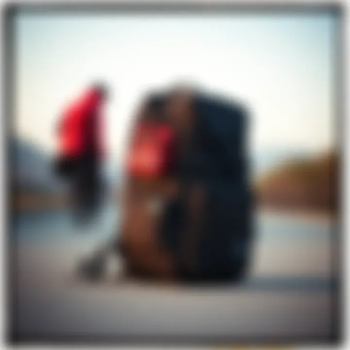 Modern Design of Cabin Backpack Stylish cabin backpack showcasing modern design