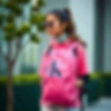 Stylish combination of Calvin Klein backpack with casual attire