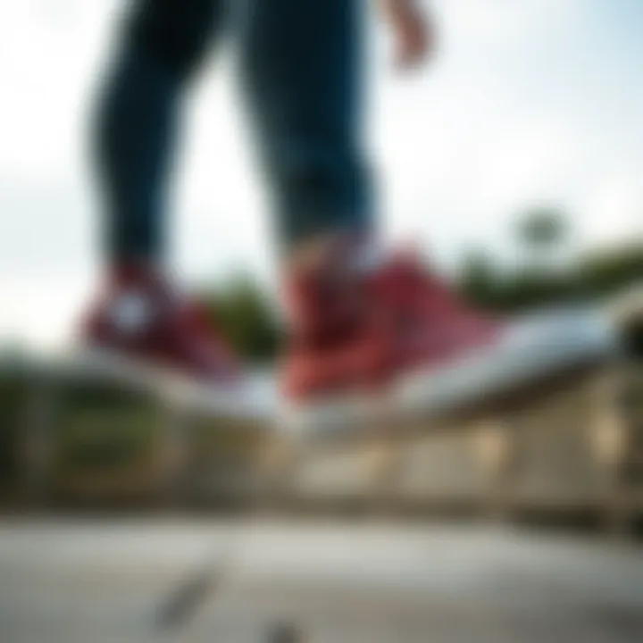 Showcasing the versatility of Converse zip shoes in various activities