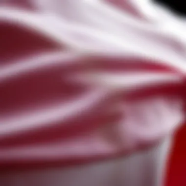 Innovative Ergonomic Fabric for Sports Close-up of ergonomic fabric used in sports attire