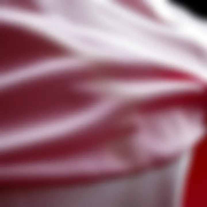 Innovative Ergonomic Fabric for Sports Close-up of ergonomic fabric used in sports attire