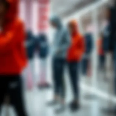 Trendy Court Lite Sportswear Showcase Stylish Court Lite sportswear on display