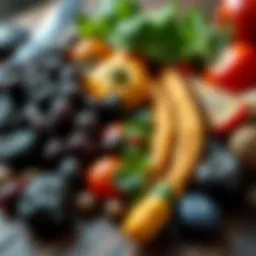 Iron-rich foods variety