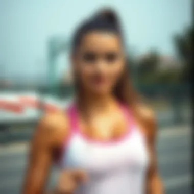 Visual representation of fitness goals and progress tracking