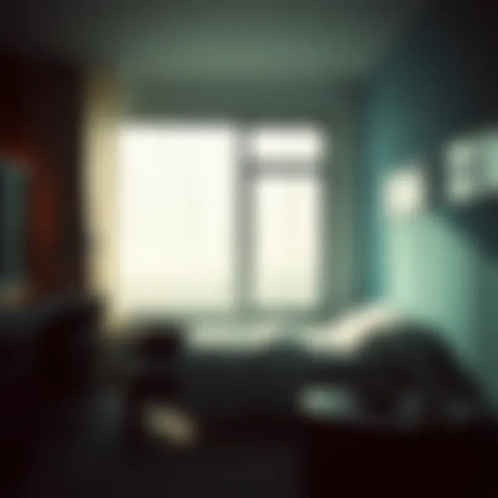 A serene recovery environment emphasizing the importance of rest