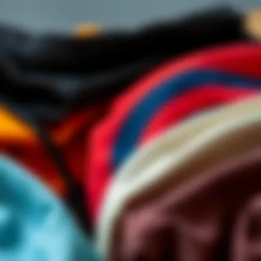 Various fabric options for sporty outfits