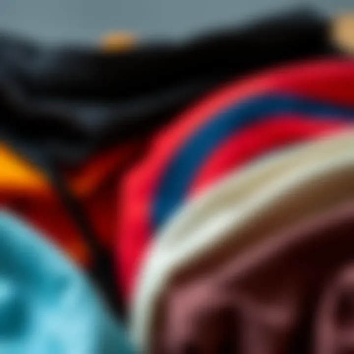 Various fabric options for sporty outfits