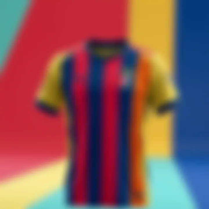 Fenerbahçe 2023-2024 away jersey with a unique color palette