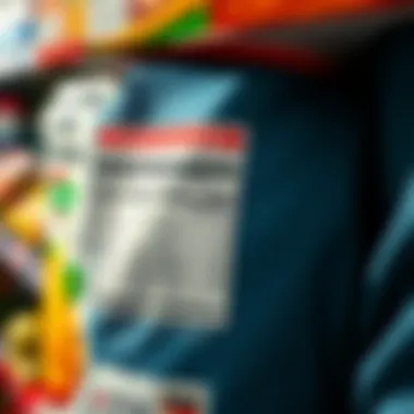 Infographic on food label reading techniques