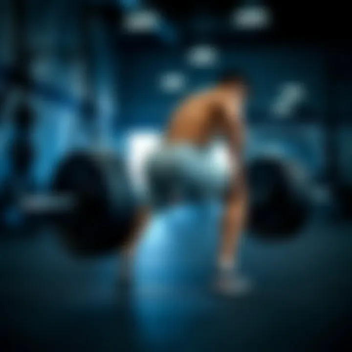 Deadlifts showcasing a strong technique for glute activation