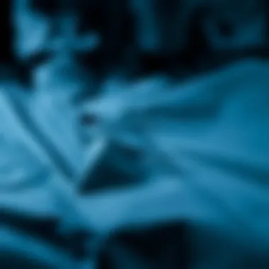 Material close-up of a modern rain jacket