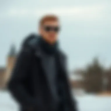 Casual Winter Styling with Jack Jones Casual winter outfit featuring a Jack Jones coat and accessories