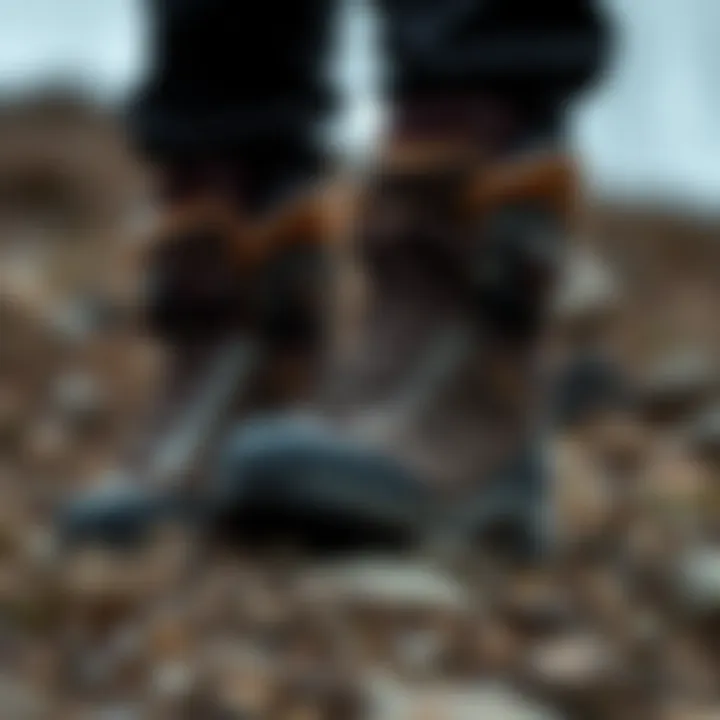 Jack Wolfskin Texapore boots showcased on rugged terrain