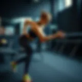 Dynamic hip widening exercise in action