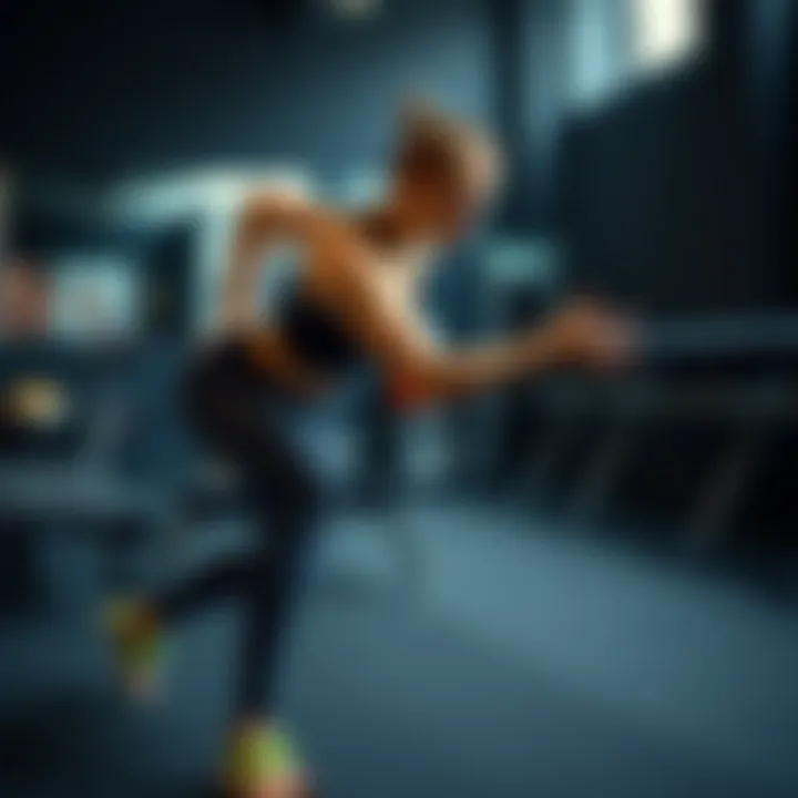 Dynamic hip widening exercise in action