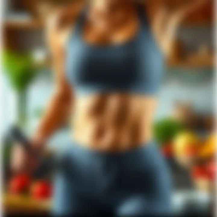 Balanced meal plan for a flat stomach