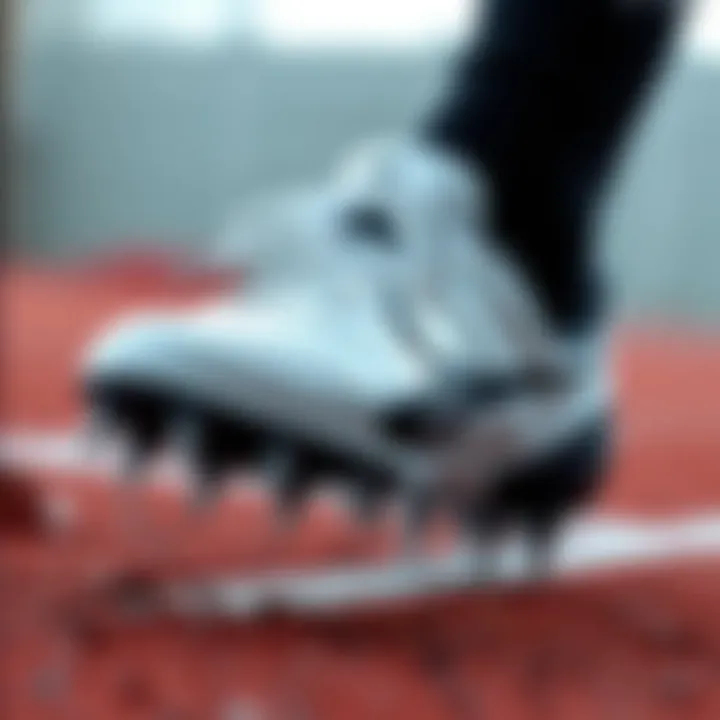 Innovative spike design showcasing enhanced grip and traction