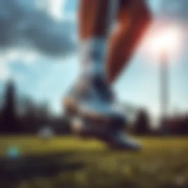 Understanding the Importance of Proper Fit in Sports Shoes Athlete demonstrating proper fit of soccer cleats on the field