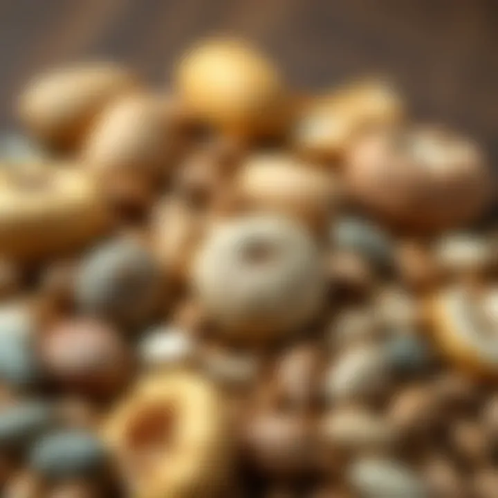 A vibrant assortment of magnesium-rich nuts and seeds.