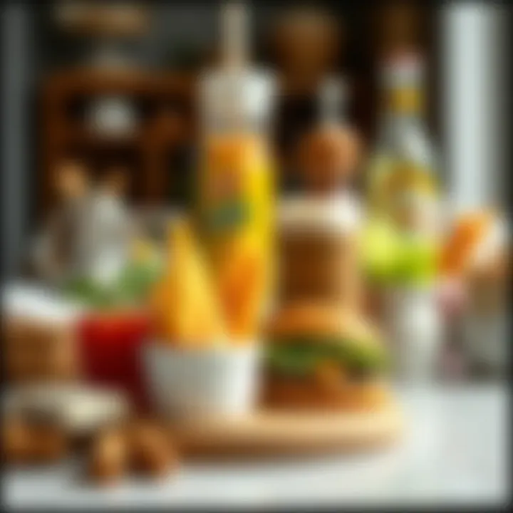 Tips for managing food allergies visually displayed