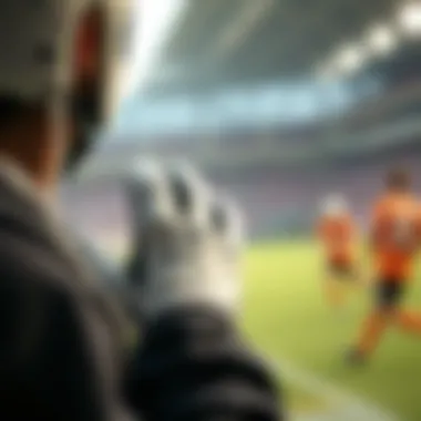 Muslera gloves in action during a sporting event