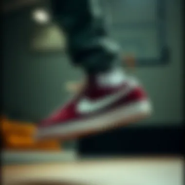 Nike Blazer Low in athletic setting