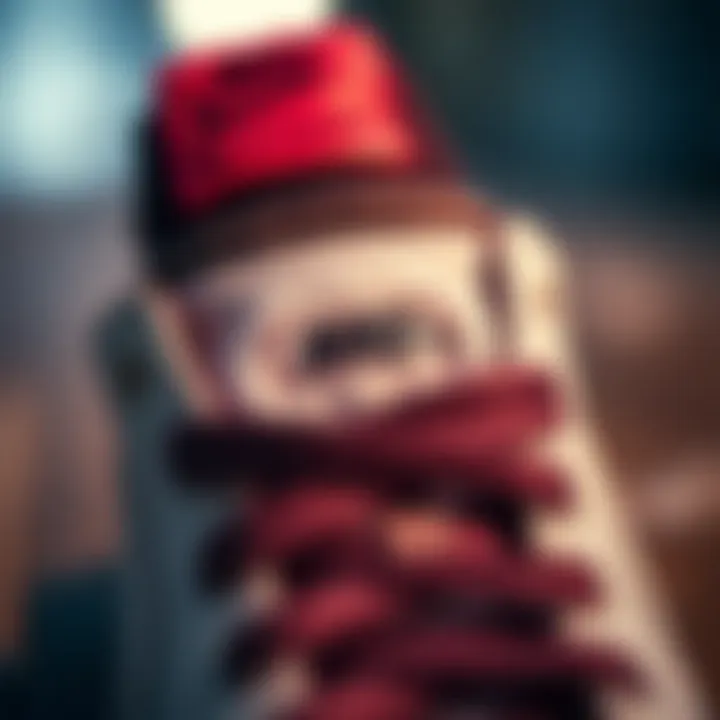 Close-up of Nike Blazer Low design details