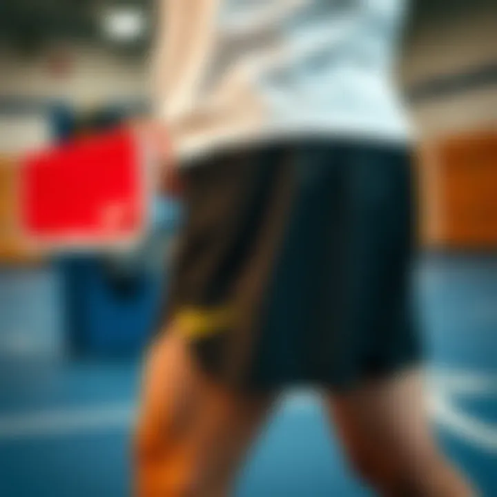 Different cut varieties of Nike shorts displayed