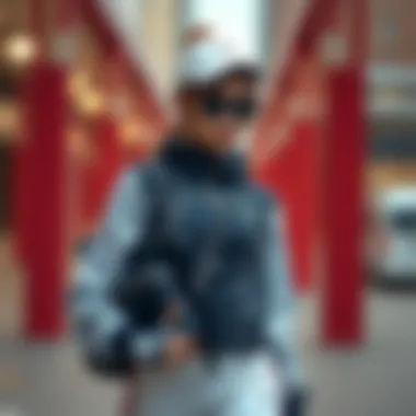 Sporty Fashion Ensemble Fashionable outfit combining Nike Pro Therma-Fit with accessories