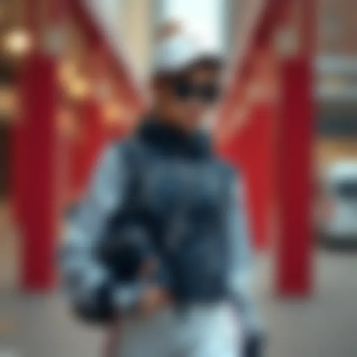 Sporty Fashion Ensemble Fashionable outfit combining Nike Pro Therma-Fit with accessories