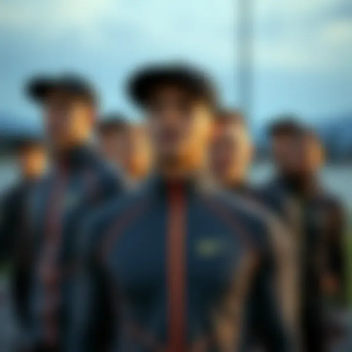 Versatile Use in Sports Group of athletes showcasing Nike Pro Therma-Fit in various activities