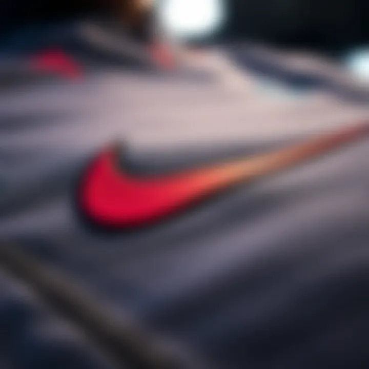 Close-up of Nike Tech fabric highlighting its innovative texture