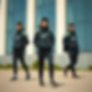 Stylish outfit combinations featuring Nike Tech tracksuits