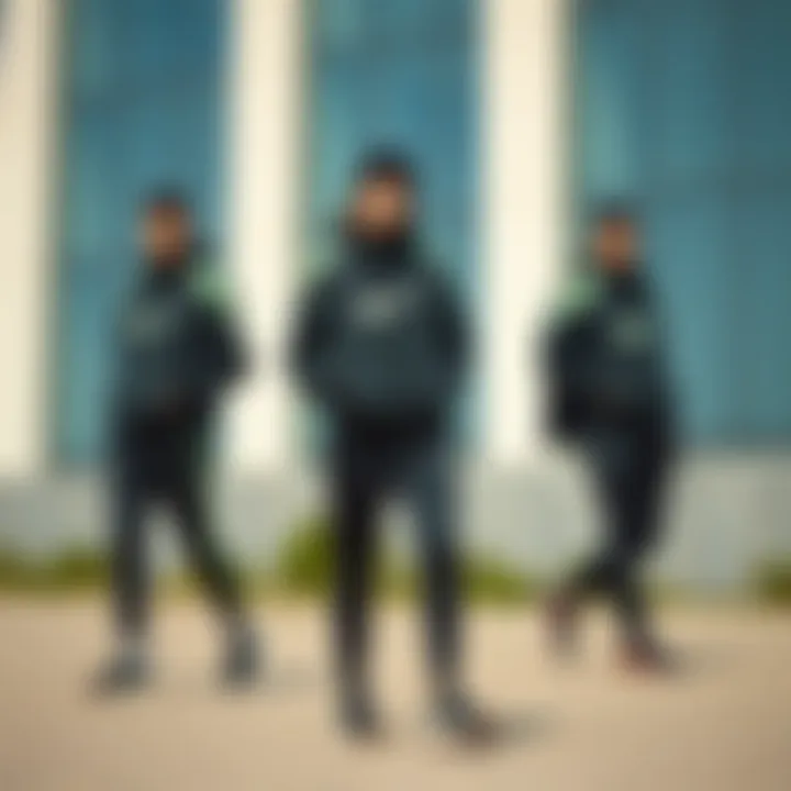 Stylish outfit combinations featuring Nike Tech tracksuits