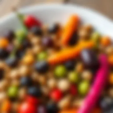Nutrient-Dense Legumes A colorful plate of legumes showcasing their nutritional value
