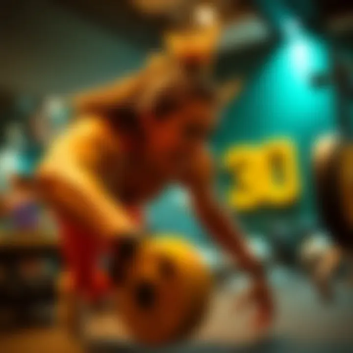 Energizing Your Workout: The Role of Pre-Workout Supplements High-energy workout session with vibrant atmosphere