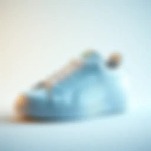 Elegant Puma white sneakers displayed on a stylish background